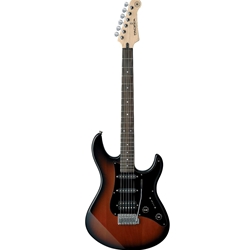 PAC012DLX OVS Yamaha PAC012DLX Pacifica Electric Guitar - Old Violin Sunburst6-string Solidbody Electric with Agathis Body, Maple Neck, Rosewood Fingerboard, and Two Single-coil and One Humbucking Pickup